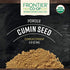 Frontier Co-op Organic Ground Cumin Seed 5.61oz Cumin Powder...