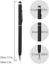 homEdge Stylus Pen and Ink Pen Set of 12 Pack, Universal 2 in 1 Capacitive Stylus Ball Point Pens Compatible with iPad, iPhone, Samsung, Kindle To...