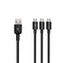 Duttek USB to Micro USB Splitter Cable, 3 in 1 USB 2.0 A Male to Three Micro USB Male 1 to 3 Sync Charging Cable Adapter Cord (25CM/10 Inch)...