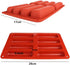 8 Cavity Long Strips Eclair Silicone Cake Pop Mold Cake Pop Maker Silicone Baking Molds Cake Handmade Baking supplies for Chocolate Cracker Bar St...