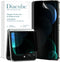 [2+2 Pack For Samsung Galaxy Z Flip 5 Upgraded Privacy Anti-Spy Screen Protector, 2 Packs Inside + 2 Pack Front, Flexible EPU Hybrid Film, 24H Scr...