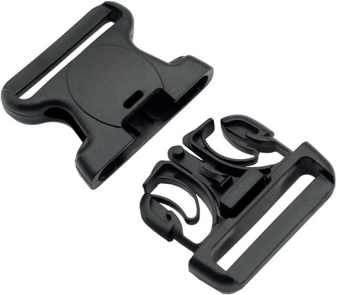Replacement Buckle System for 2-1/4in Duty Belt, Triple Lock,2-Pack, Black...