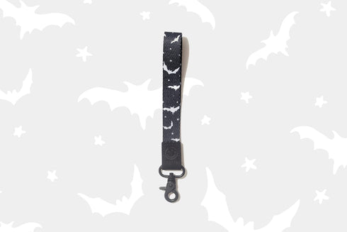 Halloween Gifts Bats Print key lanyard, wristlet strap for key, hand wrist lanyard keychain, short key lanyard...