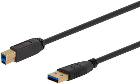 Monoprice USB 3.0 Type-A to Type-B Cable - 32AWG Conductors, TPE Jacket, Compatible with Monitors, Scanners, Hard Disk Drives, USB Hubs, Printers,...