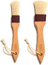 Pastry Brush Natural Bristle Wooden, MSART Basting/Food Brush, with Beech Wood Handle and Rope Hook, Great for Butter, Cookies, Oil, Bread, Frosti...