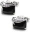 Black Men‘s Cufflinks Business Dresses Wedding Cufflinks For Men Rhinestones With Black Glass And Crystal Elements Men's Jewellery...