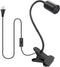 Desk Clip Lamp Holder, Clamp Light Fixture with 35cm Stable Gooseneck, Adjustable Lamp with Swtich, E26/E27 Clamp Light Socket, Heat Grow Lamp Cla...