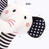 Baby Toys 0-12 Months, Black and White Newborn Toys, Soft Plush Rattle Stuffed Animal Toy with Teether and Sound, Developmental Hand Grip Toys (El...