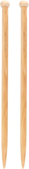 JubileeYarn Jumbo Birch Knitting Needles - US 19 (15mm) - 16" Long - 1 Pair...