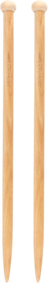 JubileeYarn Jumbo Birch Knitting Needles - US 19 (15mm) - 16" Long - 1 Pair...