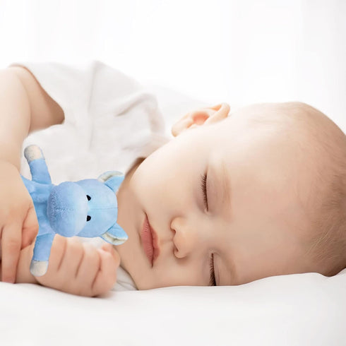 Baby Blue Hippo Soft Stuffed Animal Security Blanket, Plush Hippo Character Lovey Blanket, Baby Shower/Nursery Gift, Cuddly Newborn, Infant, Toddl...