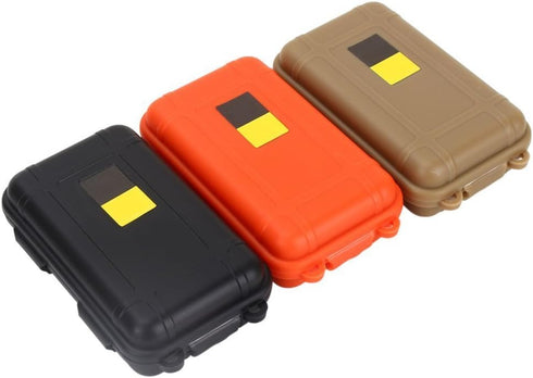 Outdoor Waterproof Shockproof Box, Plastic Tool Box Enclosure Airtight Survival Case Container Storage Travel Sealed Containers Carry Box for Camp...