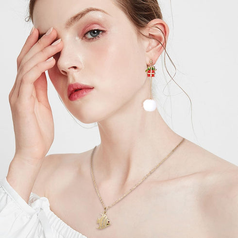 Beebeecraft 9Pcs 3 Styles Cubic Zirconia Fish Charms 18K Gold Plated Summer Sea Fish Pendant Charm with Storage Box for DIY Jewelry Crafts Necklac...