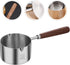SHERCHPRY Small Pot with Oil Cooking Ladle Kitchen Cookware Reusable Sauce Pan Milk Pan Sauce Pans for Stove Top Noodle Pot Saucepan for Stove Top...