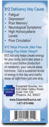 Vitamin B12 Strips - Energy Supplement with 2000mcg of Methylcobalamin, B6, Folate & Biotin - Support Nerve & Brain Health, Stress Relief, Sleep -...