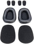 Cushion Replacement Kit for Blue Parrott B550-XT Bluetooth Headset, 2 Leather Cushions, 2 Foam Earpads, 4 Microphone Windscreens by Global Teck...