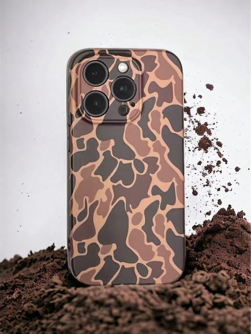 Camo Phone Case Compatible with iPhone 15 Pro Max, Duck Camo, Camouflage, Rugged, Outdoors, Gentleman, Classic, Vintage......