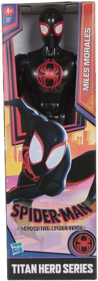 Marvel Spider-Man Miles Morales Toy, 12-Inch-Scale Spider-Man: Across The Spider-Verse Action Figure, Ages 4 and Up...