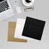 LUXPaper Square Invitation Envelopes | Peel & Press | 6" x 6" | Black Linen | 80lb. Text | 50 Qty...