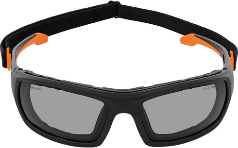 Klein Tools 60471 Safety Glasses, ANSI Z87.1+ Pro Full Frame Gasket Safety Glasses, Gray Lens, UV Protection, Anti-Fog, Scratch Resistant...