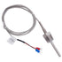 2M Thermistor K-Type Probe Thermocouple Sensor & Meter Temperature Controller,1/2" NPT 6 X 50MM Long Probe Thermocouple Temperature Range from 0 t...