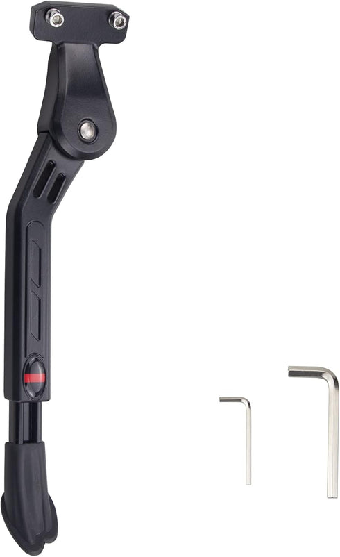 Adjustable Rear Bike Kickstand Aluminium Alloy Kick stand Fits For 22/24/26/28 Inch Mountain bike,Road bicycle,MTB,E-Bikes...