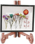 1 Pack Wooden Display Rack Plate Holder Picture Photo Frame Decorative Sign Holder Book Photo Small Easel Plaque Easel Desktop Recipe Wooden Holde...