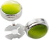 button covers for mens shirts button cover cufflinks cat eye button cover Ladies button covers (Silver-green diameter 1.75cm)...
