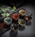 6pc Ceramic Kung Fu Tea Set, Japanese Tea Cup, Sake Cup, 2.1oz Capacity, 6 Colors...