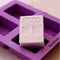 Echodo 4 Cavities Rectangle Life Tree Silicone Soap Mold DIY Craft Art Cake Mold Handmade Silicone Molds for Soap Candle...