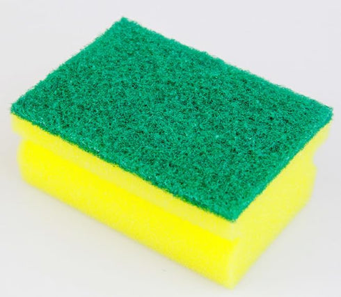 Multifunction Scrub Sponge Protects Nails and Fingers – Sponges for Cleaning Remove Tough Stains, Grease, Residue (Green 1 pcs)...