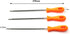 3pcs Chainsaw Chain Sharpening File Set Chainsaw Files Sharpener with Plastic Handle Woodworking Hand Tools 4.5mm...