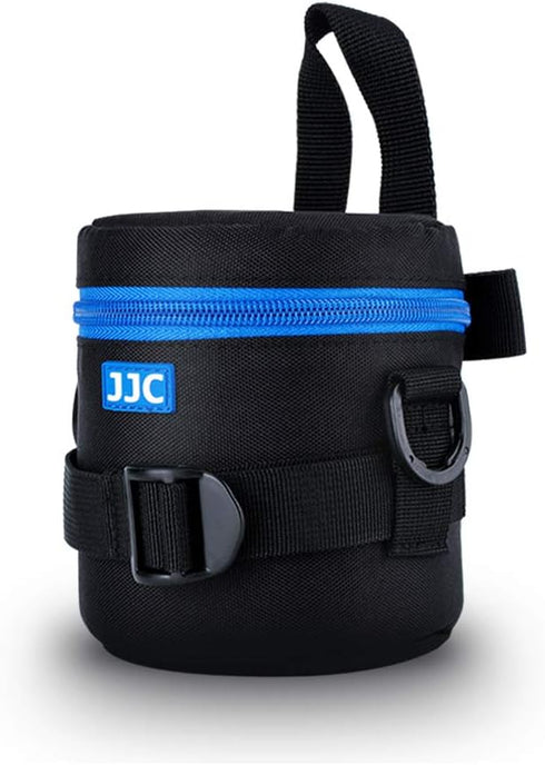 JJC Camera Lens Pouch Case for Canon EF-S 18-55mm EF 50mm Nikon AF-S 18-55mm Nikkor AF 50mm Fujifilm XF 16mm 23mm XC 15-45mm etc, Zipper Polyester...