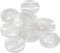 White Button 4 Hole Button 30L Imitation Pearl Buttons Plastic Button Sewing Buttons 0.75in Heavy Duty Buttons Pack of 12...