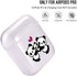 Idocolors Clear Case Compatible with AirPods 2&1, Soft Silicone Shockproof Case Cover with Cute Cartoon Panda Pattern for Girls & Teenages...