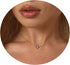 Tasiso 14K Gold Plated Evil Eye Choker Necklace Blue White CZ Diamond Eye Pendant Necklace Cute Boho Tiny Evil Eye Protection Necklace for Women M...