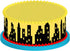 Scenic Theme Stick On/Lay On Cake Border Decoration Toppers (Super Hero Lighted City Backdrop)...