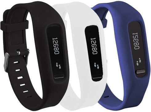 Buckle Bracelet for Fitbit One, Replacement Silicone Band with Chrome Watch Clasp and Fastener Buckle for Fitbit One...