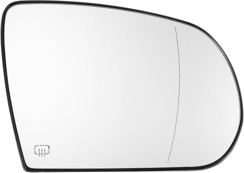 X AUTOHAUX Car Right Rearview Heated Side Mirror Glass for Jeep Cherokee 2014-2019 68228918AA 68228912AA Replacement Heated Mirror Glass with Back...