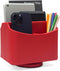UnionBasic Rotating Desk Organizer, 360 Degree Desk Spinning Caddy, Desktop TV Guide/Mail/Media/Remote Controller Holder Organizer, Red...