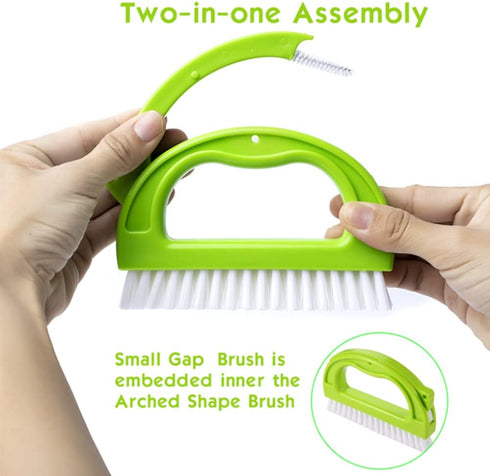 Grout Cleaner Brush - Tile Joint Cleaning Scrubber Brush with Nylon Bristles - Great Use for Deep Cleaning Shower,Floors,Window,Bathroom,Kitchen,T...