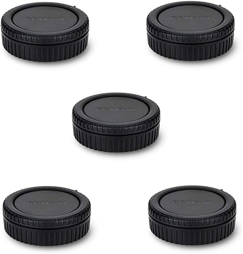 Rear Lens Cap & Body Cap Cover for Canon RF Mount Mirrorless Camera EOS R100 R50 R10 R8 R7 R6 Mark II R6 R5C R5 R3 R RP Replace RF Rear Lens Cap &...
