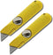 All-Metal Fixed-Blade Utility Drywall Knife - Easy Change Blade, Non-Retractable (2-Pack)...