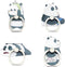 4Pcs Cute Phone Ring Holder Stand, Bear Panda Mobile Phone Stand Holder 360 Rotation Finger Ring Grip Mount for Cellphones (Panda Grip)...