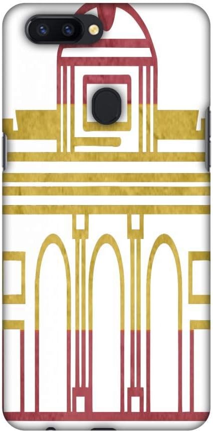 AMZER Ultra Slim Designer Snap On Hard Shell Case with Screen Cleaning Kit for Oppo R11s Plus - Puerta De Toledo - Spain Flag...
