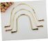 ULDIGI 2pcs Tote Bag Accessories Vintage Purse Metallic Wallet Bag Handles Purse Hardware Replacement Handle Repair Accessories Bag Making Handbag...