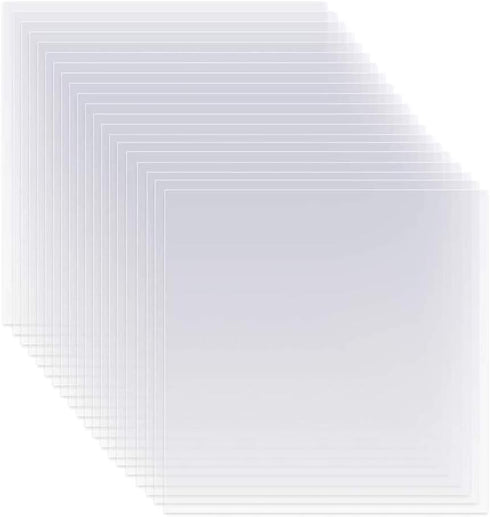 20 Pieces 6 mil 12 x 12 inch Blank Stencil Transparent Material Mylar Template Sheets for Stencils (6mil-20pcs)...
