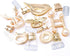 Bobeey 6 Sets Turn Locks for Purses Light Gold Alloy Purses Lock Animal Twist Lock Purse Hardware Bag Clasp Accessories...
