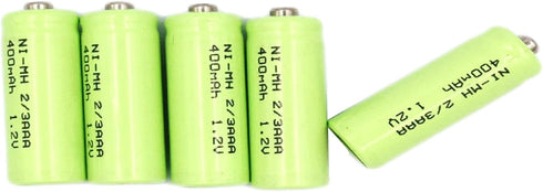 1.2v 2/3 AAA 400mah NiMH Rechargeable Batteries with Button Top for DIY LED Solar Light?12 Packs...