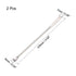 uxcell Micro Lab Sampling Reagent Spoon 304 Stainless Steel 2 in 1 Double Head Laboratory Mixing Spatula 125mm 2Pcs...